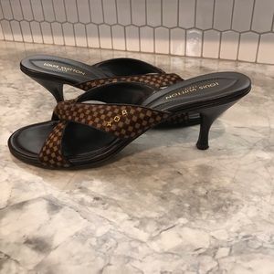Original Louis Vuitton “Cannes Mule” Heeled Shoe